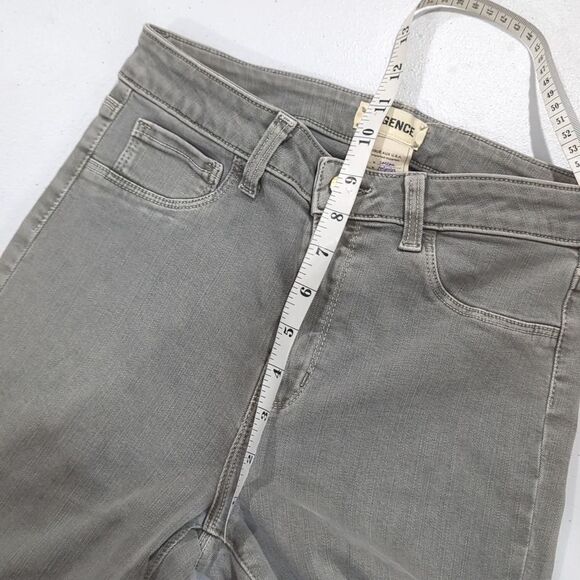 L'Agence Jeans Womens 27 Gray Skinny Midrise Jeans 25" Inseam - Picture 8 of 9